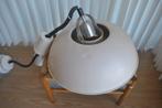Hanglamp, in hoogte verstelbaar, metaal, beige, Ophalen of Verzenden, Gebruikt, Metaal, Minder dan 50 cm
