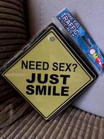 Need sex? , autoraambord, Ophalen of Verzenden, Pand50, Info@pand50.nl, Printer29Coevorden