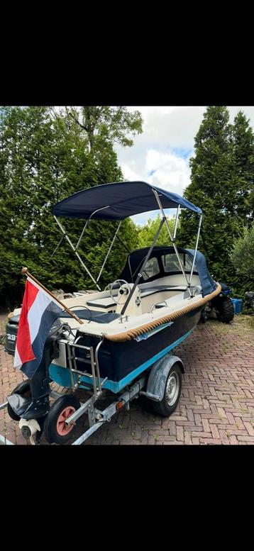 Nette Texas 440 + 9,9pk Yamaha Buiskap Bimini kussens beschikbaar voor biedingen