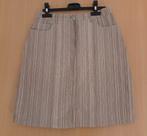 Beige/ bruin gestreepte rok maat 38 van C&A, met 2 zakken, Kleding | Dames, Rokken, Maat 38/40 (M), Beige, Ophalen of Verzenden