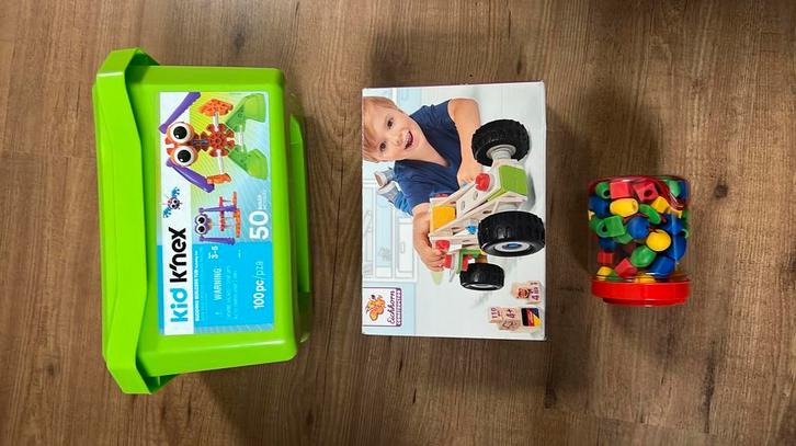 Kinex & Rijgkralen, Constructie Speelgoed - 4 Jaar, Kinderen en Baby's, Speelgoed | Bouwstenen, Gebruikt, K'nex, Ophalen of Verzenden