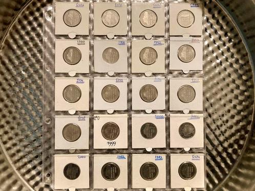 20 stuks 1 gulden munt Beatrix periode 1980 1990 2000 loeki, Postzegels en Munten, Munten | Nederland, Losse munt, 1 gulden, Koningin Beatrix
