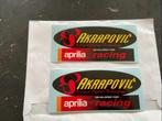 Aprilia Akrapovic stickers hitte bestendig 140 x 65 mm, Motoren, Accessoires | Stickers