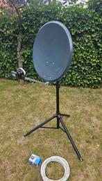 Schotelantenne, satellite finder, coaxkabel, Audio, Tv en Foto, Schotelantennes, Ophalen, Zo goed als nieuw
