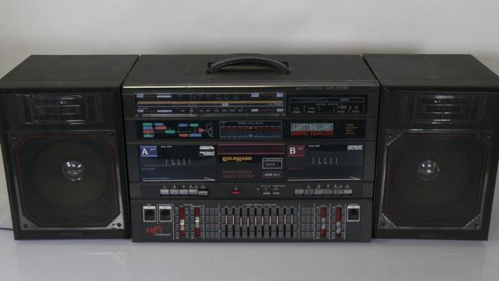 Goldhand GRR 811 High Power Music System – Ghettoblaster, Audio, Tv en Foto, Radio's, Gebruikt, Radio, Ophalen of Verzenden