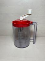 Plastimat slagroomklopper rood met maatbeker tot 1 liter, Ophalen of Verzenden