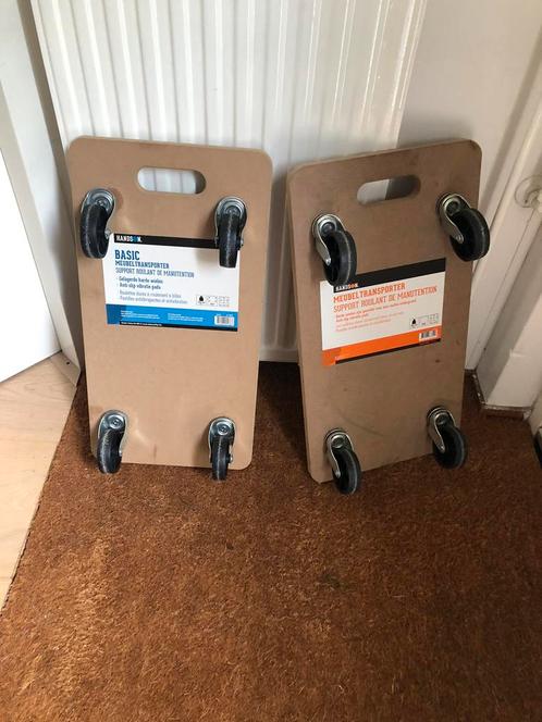 2x meubeltranportkar, hondjes, meubelkar, Doe-het-zelf en Verbouw, Transportwagens, Zo goed als nieuw, Transportkar, Ophalen