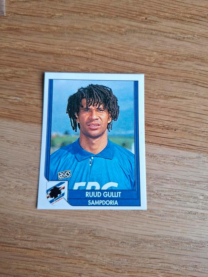 Ruud Gullit Tutto Calcio Sticker (geen panini), Verzamelen, Sportartikelen en Voetbal, Zo goed als nieuw, Poster, Plaatje of Sticker
