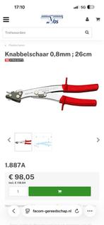Facom knabbelschaar no 887A, Ophalen of Verzenden, Gebruikt