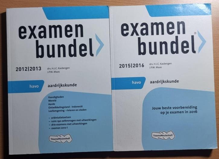 Examenbundel Havo Aardrijkskunde, Boeken, Schoolboeken, Zo goed als nieuw, Aardrijkskunde, HAVO, Ophalen of Verzenden