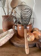 Brocante oude klutser / garder houten handvat, Ophalen of Verzenden