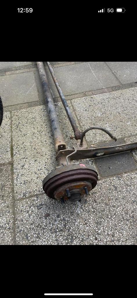 Achteras te koop – Toyota Starlet P9 / Toyota Paseo, Auto-onderdelen, Remmen en Aandrijving, Toyota, Gebruikt, Ophalen of Verzenden