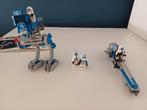 LEGO starwars 75280 - 501st Legion clone troopers +boekje, Ophalen of Verzenden, Zo goed als nieuw, Actiefiguurtje
