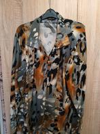 Vintage blouse met print, Overige kleuren, Maat 46/48 (XL) of groter, Ophalen of Verzenden, Gedragen