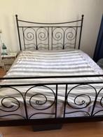 Bed, Ophalen, Zwart, Tweepersoons, 200 cm