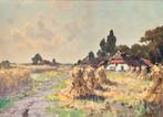 Arnout van Gilst zomers landschap oud antiek schilderij, Antiek en Kunst, Kunst | Schilderijen | Klassiek, Ophalen of Verzenden