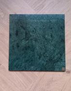 Donkergroen Marmeren Plateau - Decoratie, Ophalen of Verzenden, Glas of Kopje