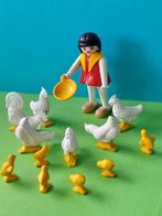Playmobil boerin met kippen, Ophalen of Verzenden, Zo goed als nieuw, Complete set