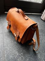 Leren boekentas, Ophalen of Verzenden, Zo goed als nieuw, Bruin, Aktetas of Boekentas