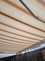 Electrisch knikarm zonnescherm 5,30 x 2,80m, Ophalen, Gebruikt, 450 cm of meer, Elektrisch
