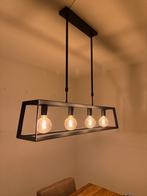 Moderne hanglamp met 4 lampen, Huis en Inrichting, Lampen | Hanglampen, Ophalen of Verzenden, Zo goed als nieuw, Metaal, 50 tot 75 cm