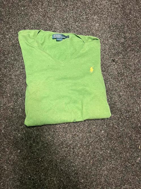 Ralph Lauren Trui L Slim Fit, Kleding | Heren, Truien en Vesten, Zo goed als nieuw, Maat 52/54 (L), Groen, Ophalen