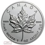 maple leaf 2009 unc, Verzenden, Noord-Amerika, Losse munt, Zilver