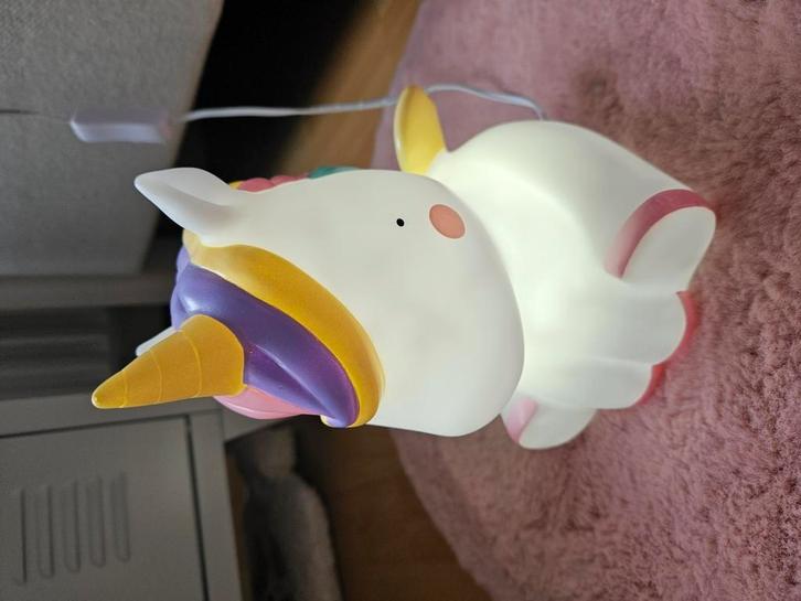 Unicorn lampje Little Lovely Co, Huis en Inrichting, Lampen | Overige, Zo goed als nieuw, Ophalen of Verzenden