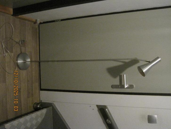 hala zeist vloerlamp gebruikt 140 cm mist schroefje (358), Huis en Inrichting, Lampen | Vloerlampen, Gebruikt, 100 tot 150 cm