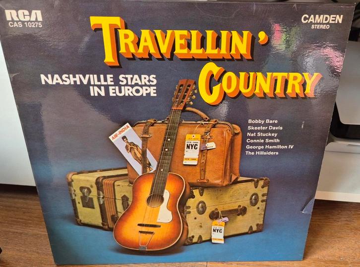 LP Travellin' Country - Nashville Stars In Europe, Cd's en Dvd's, Vinyl | Country en Western, Zo goed als nieuw, 12 inch, Ophalen of Verzenden
