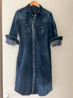 Dsquared2 spijkerjurk denim dress jeans jurk mt.S It.42 Wow!, Blauw, Ophalen of Verzenden, Zo goed als nieuw, Knielengte