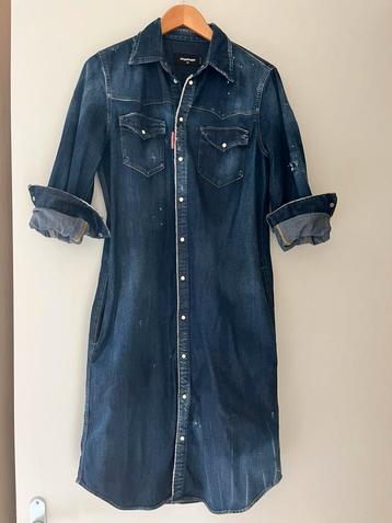 Dsquared2 spijkerjurk denim dress jeans jurk mt.S It.42 Wow! beschikbaar voor biedingen