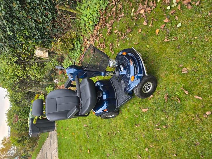scootmobiel Tiger 4 blauw, Diversen, Overige Diversen, Gebruikt, Ophalen