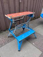 Werkbank Black en Decker workmate inklapbaar werktafel blauw, Ophalen, Gebruikt, Inklapbaar