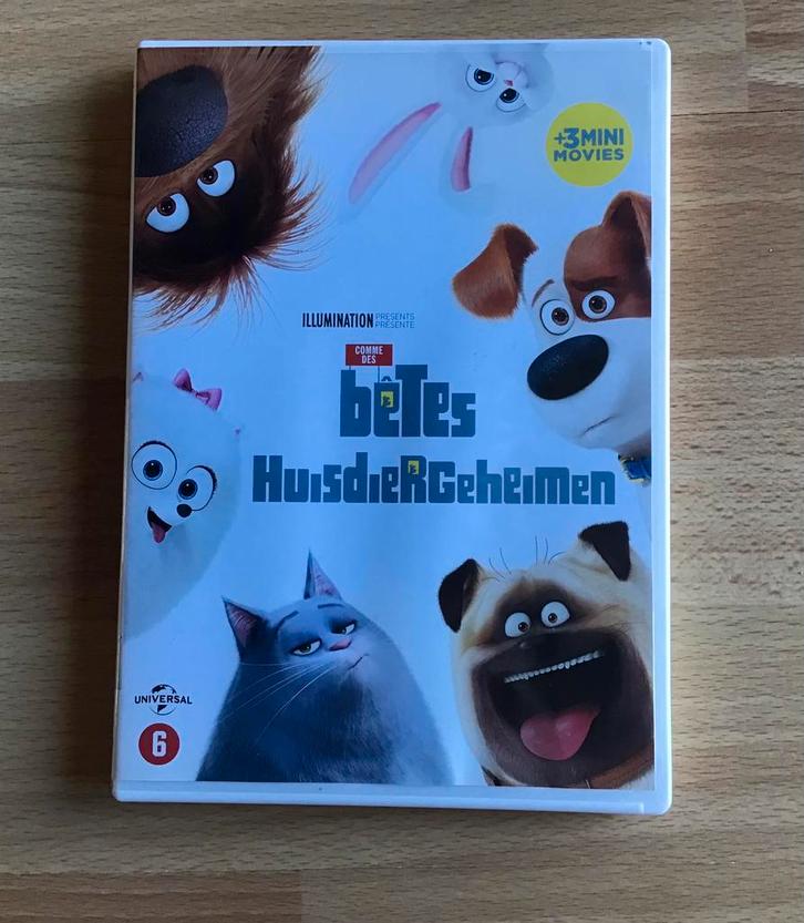 DVD Huisdiergeheimen, Cd's en Dvd's, Dvd's | Kinderen en Jeugd, Zo goed als nieuw, Film, Dieren, Vanaf 6 jaar, Ophalen of Verzenden