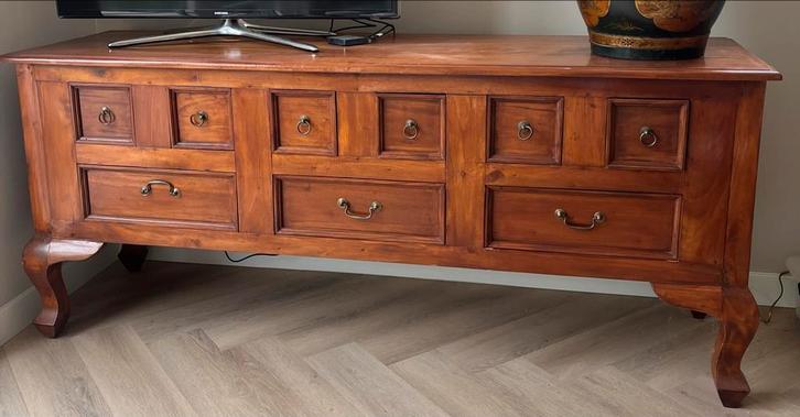 Balinees Teak Dressoir - Uniek Exemplaar!, Antiek en Kunst, Antiek | Meubels | Kasten, Ophalen