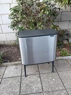 Brabantia Bo Touch Bin Zilver, Huis en Inrichting, Ophalen, Gebruikt, 50 tot 75 cm, Rvs