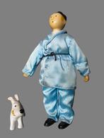 Kuifje -pop en Bobby (De Blauwe Lotus), Ophalen, Kuifje, Zo goed als nieuw, Beeldje of Figuurtje