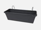5 stuks Antraciet Balkonbak 50x20 - Zonder Beschadiging, Kunststof, Minder dan 30 cm, Balkon, Minder dan 60 cm