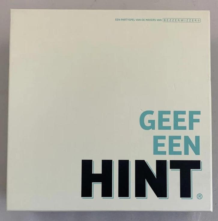 Geef een Hint Partyspel Gezelschapsspel Bezzer Wizzer Studio, Hobby en Vrije tijd, Gezelschapsspellen | Bordspellen, Zo goed als nieuw