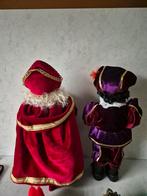 Sinterklaas + Zwarte Piet - 2x etalage poppen + 2x handpop, Diversen, Sinterklaas, Ophalen of Verzenden, Gebruikt
