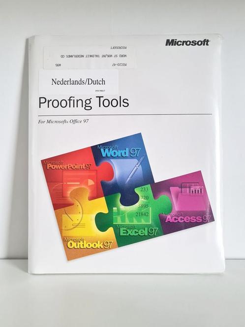 Microsoft Proofing Tools for Office 97 (sealed), Computers en Software, Vintage Computers, Ophalen of Verzenden