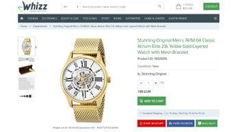 Stuhrling Original Men's Classic Atrium Elite Automaat beschikbaar voor biedingen