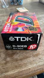 10 nieuwe gesealde TDK D90 cassette bandjes normal position, Cd's en Dvd's, Cassettebandjes, 2 t/m 25 bandjes, Overige genres