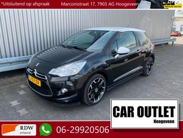 Citroën DS3 1.6 THP Sport Chic Leer, A/C, Stoelvw, LM, nw.  beschikbaar voor biedingen