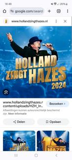 Holland zingt hazes, Tickets en Kaartjes, Maart, Twee personen, Levenslied