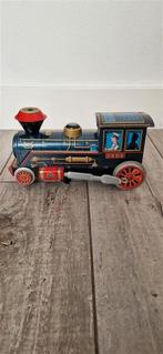 Vintage old metal locomotive steam 3652 modern made in Japan, Verzamelen, Ophalen of Verzenden, Zo goed als nieuw, Trein, Schaalmodel