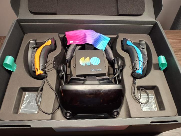 Valve Index - Volledige kit (Steam VR), Spelcomputers en Games, Virtual Reality, Zo goed als nieuw, Pc, Overige typen, Ophalen of Verzenden
