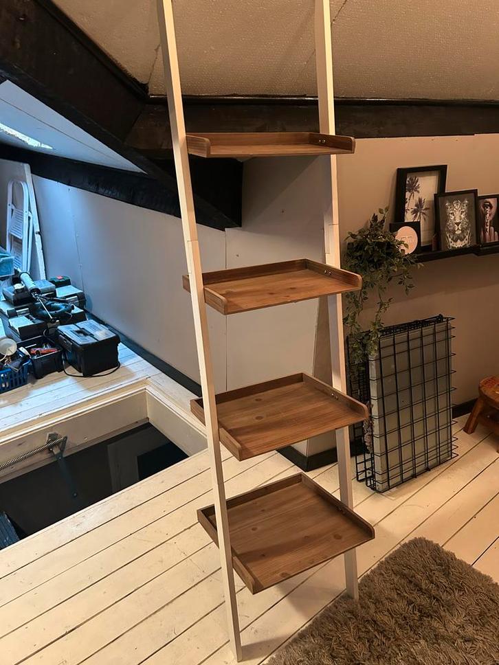 Ladder Wandplank - Zo Goed Als Nieuw, Huis en Inrichting, Woonaccessoires | Wandplanken en Boekenplanken, Zo goed als nieuw, Ophalen