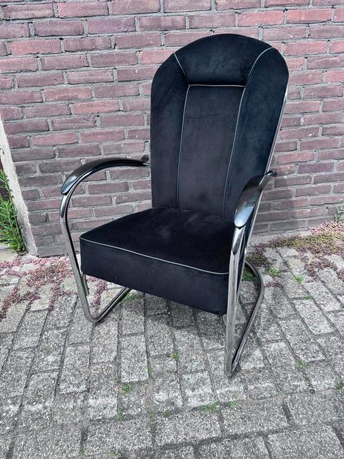 Gispen AA fauteuil, Huis en Inrichting, Fauteuils, Zo goed als nieuw, Metaal, Stof, 50 tot 75 cm, 100 tot 125 cm, Ophalen